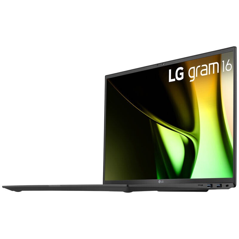 LG gram 16 in. Notebook with AI Onboard, Intel Core Ultra 7 155H, 4.8 GHz CPU, Intel Arc GPU, 16 GB RAM, 2 TB SSD, up to 23.5 Hrs. of Battery Life & Windows 11 Home - Obsidian Black, , hires
