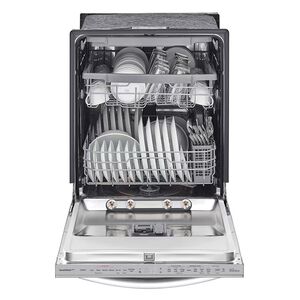 LG 24 in. Top Control Smart Dishwasher with 46 dBa Sound Level & Dynamic Dry - Stainless Steel, Stainless Steel, hires