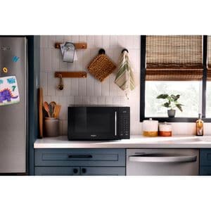 Whirlpool 21 in. 1.0 cu. ft. 900W Countertop Microwave with Convection Cooking - Black, , hires