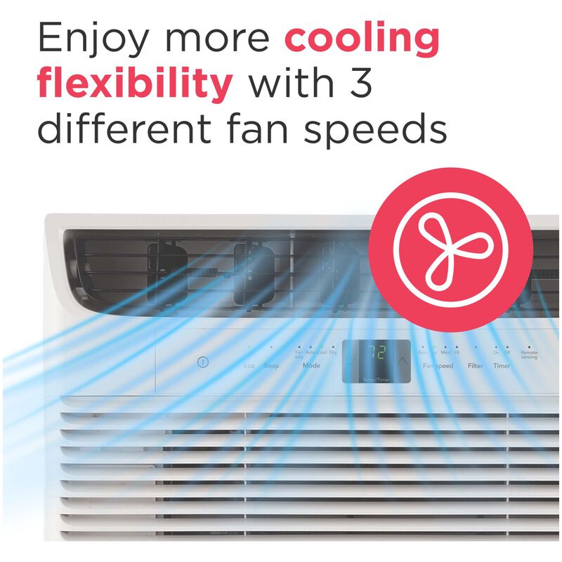 Frigidaire 6,000 BTU 115V Window Air Conditioner with 3 Fan Speeds, Sleep Mode & Remote Control - White, , hires