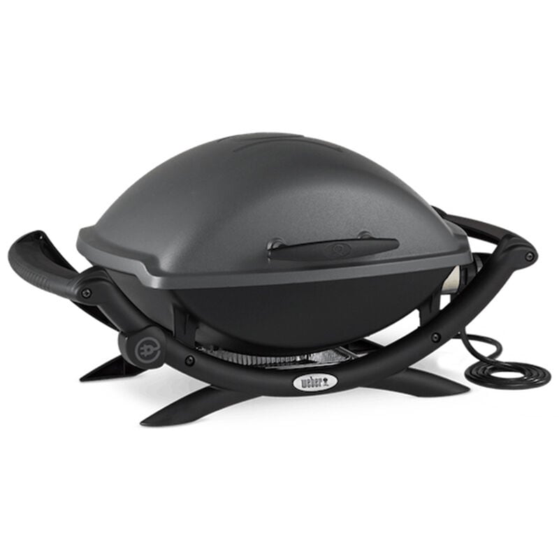 Weber Q 2400 Portable Electric Grill Dark Gray P.C. Richard Son
