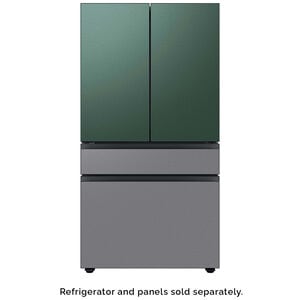 Samsung Bespoke 4-Door French Door Bottom Panel for Refrigerators - Stainless Steel, , hires