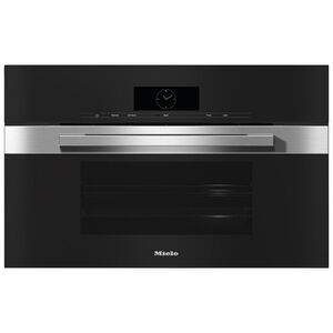 Miele PureLine Series 30 in. 1.8 cu. ft. Electric Smart Wall Oven with Standard Convection - Clean Touch Steel, , hires