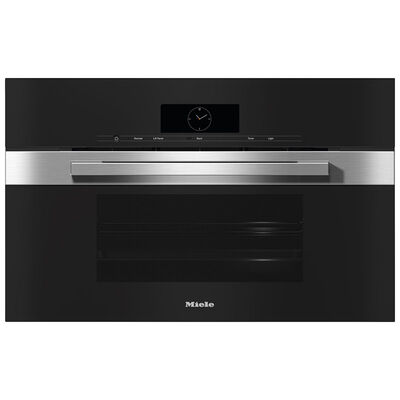 Miele PureLine Series 30 in. 1.8 cu. ft. Electric Smart Wall Oven with Standard Convection - Clean Touch Steel | DGC7875CTS