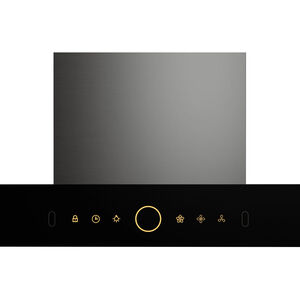 Fotile 30 in. Perimeter Series Chimney Style Range Hood with 4 Speed Settings, 1200 CFM & 2 LED Lights - Black, , hires