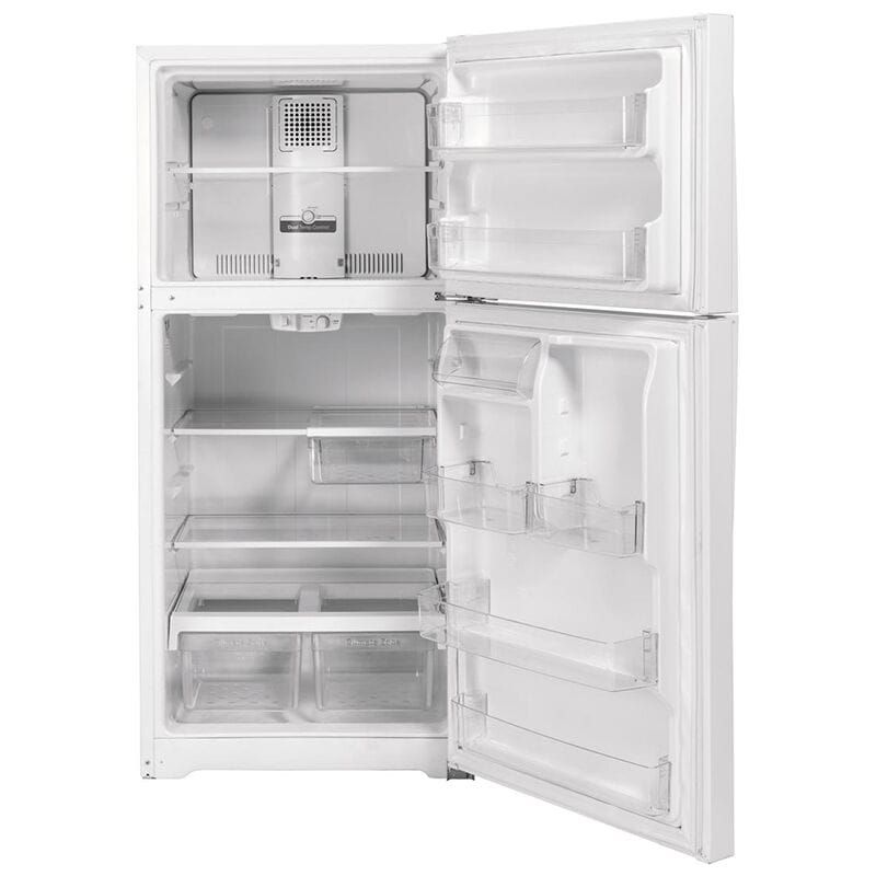 GE 33 in. 21.9 cu. ft. Garage Ready Top Freezer Refrigerator - White, White, hires