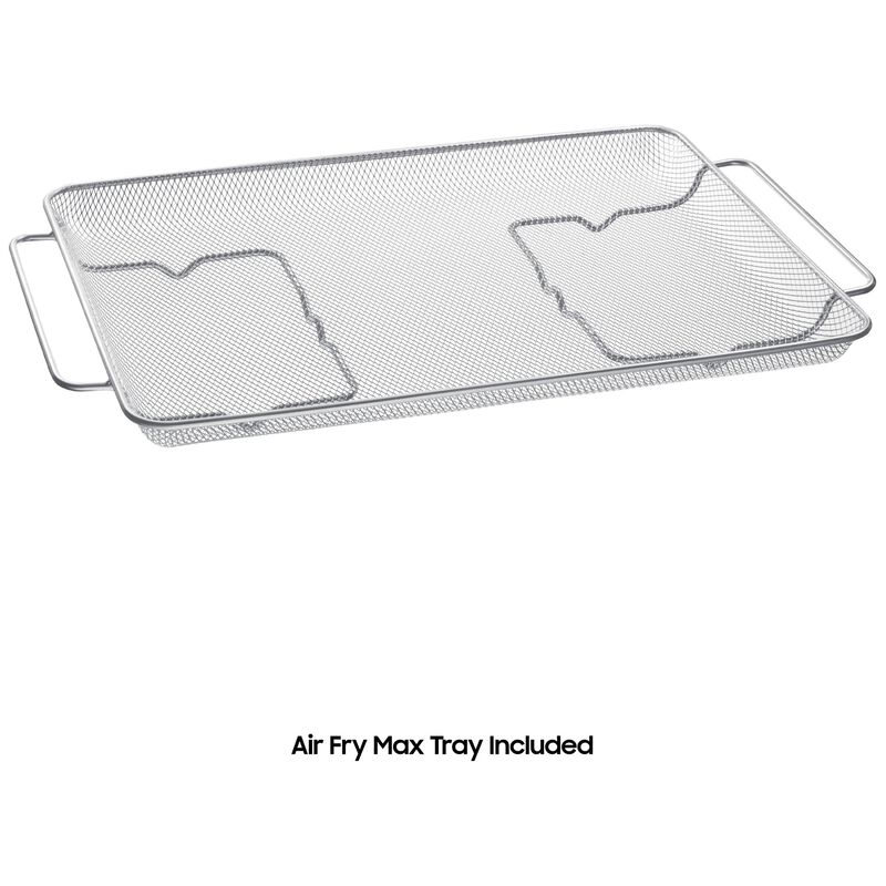 Samsung Bespoke 30 in. 6.0 cu. ft. Smart Air-Fry True European Convection Slide-In Gas Range with 5 Sealed Burners & Griddle - White Glass, White Glass, hires