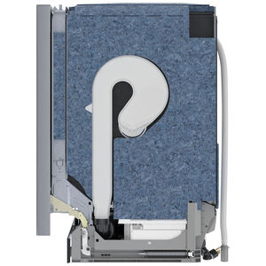 Bosch 800 Series 24 in. Top Control Smart Dishwasher with 42 dBa Sound Level, 3rd-Rack, CrystalDry & Pocket - Stainless Steel, Stainless Steel, hires