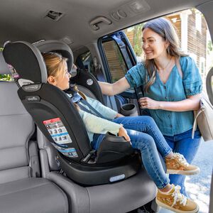 Evenflo Revolve360 Extend All-in-One Rotational Car Seat with Quick Clean Cover - Revere Gray, Revere Gray, hires