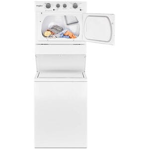 Whirlpool 27 in. Laundry Center with 3.5 cu. ft. Washer with 9 Wash Programs & 5.9 cu. ft. Gas Dryer & 4 Dryer Programs - White, , hires