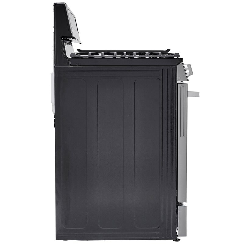 LG 30 in. 6.3 cu. ft. Smart Air-Fry True European Convection Gas Range with 5 Sealed Burners & Griddle - PrintProof Stainless Steel, , hires