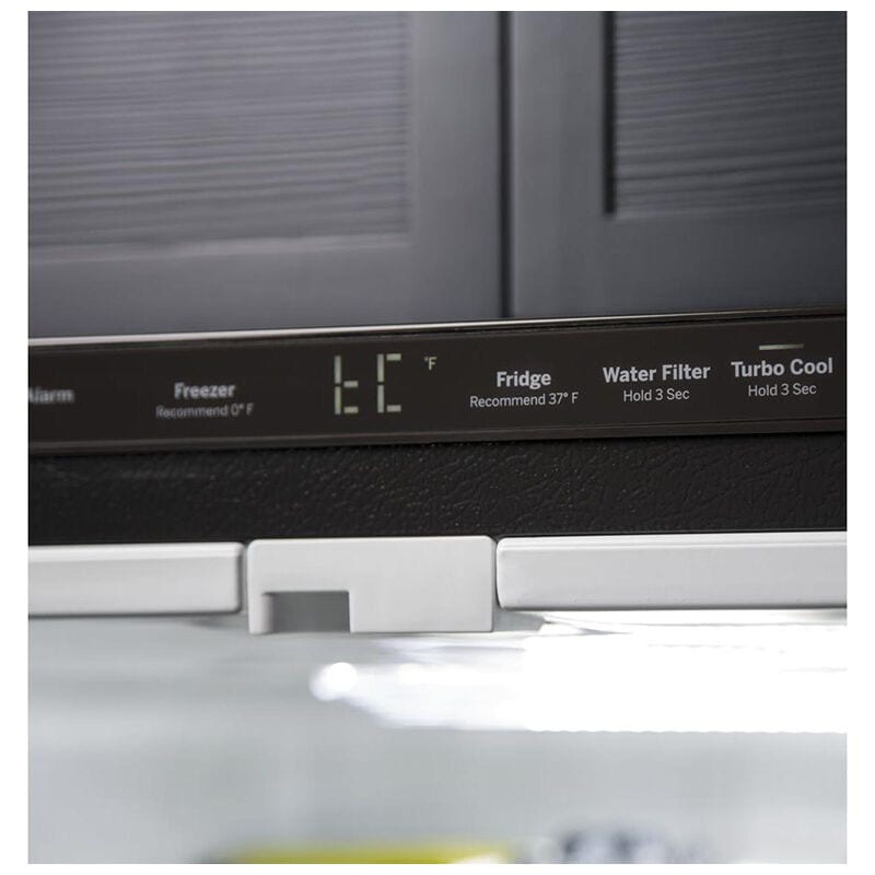 GE 30 in. 21 cu. ft. Bottom Freezer Refrigerator with Ice Maker - Fingerprint Resistant Slate, Slate, hires