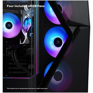iBUYPOWER Slate Gaming Desktop with Intel Core i7 14700F, 20-Core CPU, NVIDIA GeForce RTX 4060, 8GB VRAM GPU, 32 GB RAM, 1 TB SSD & Windows 11 Home - Black, , hires