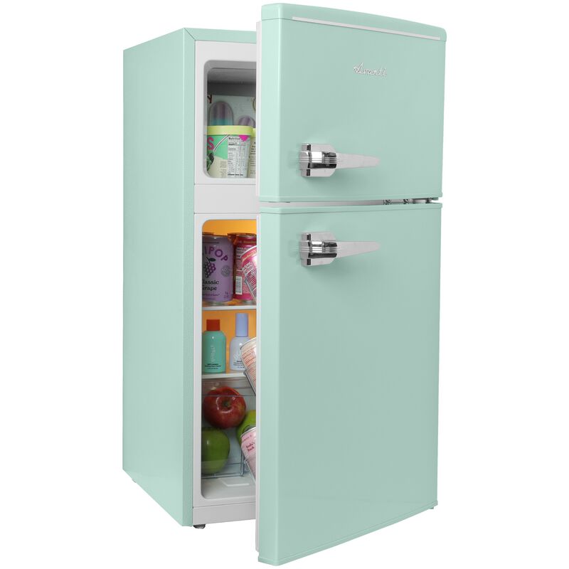 Avanti 18 in. 3 cu. ft. Mini Fridge with Top Freezer - Seafoam Green, Seafoam Green, hires