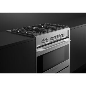 Fisher & Paykel Series 7 36 in. 4.9 cu. ft. Standard Convection Gas Range with 5 Sealed Burners - Stainless Steel, , hires