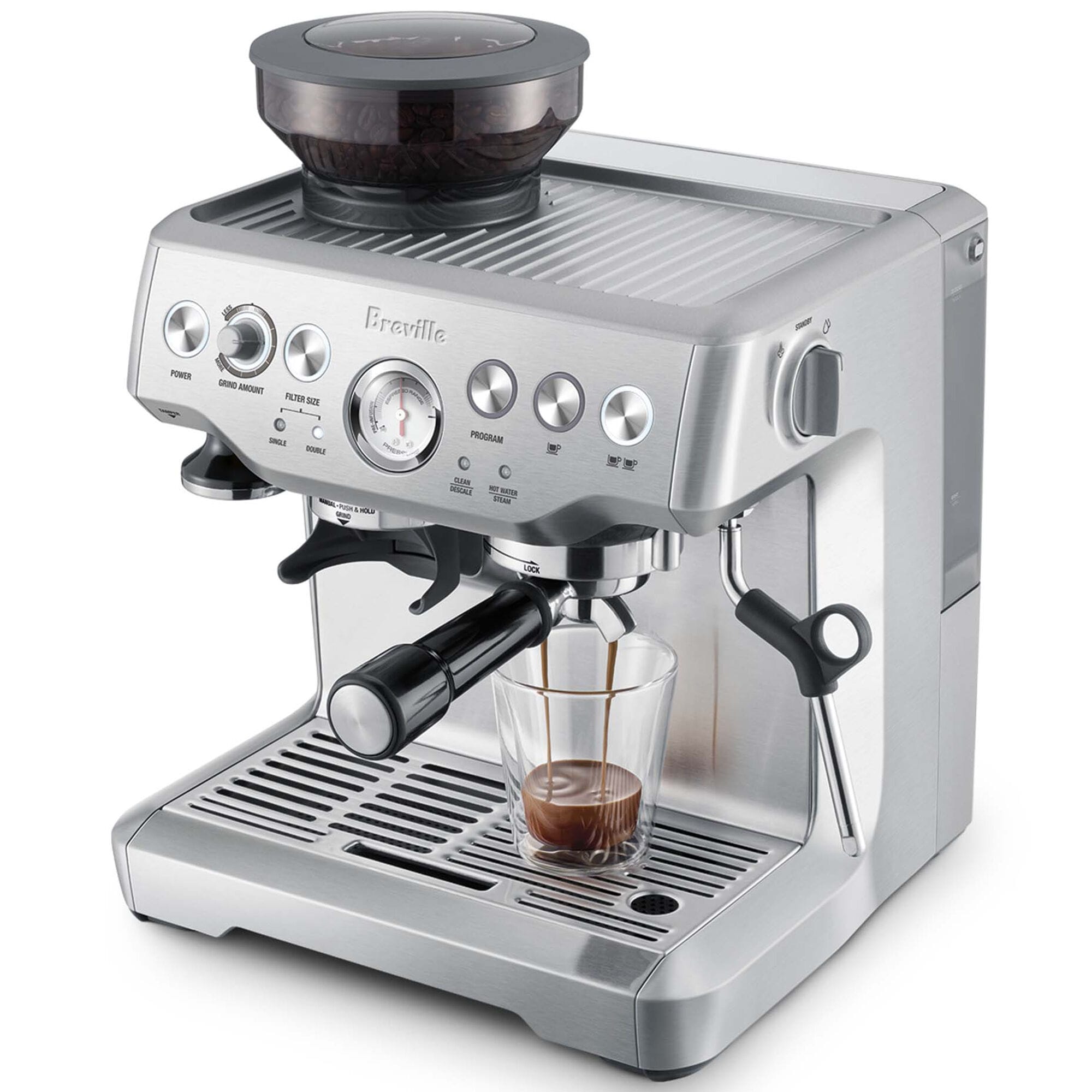 Breville The Barista Express Espresso Machine - Brushed Stainless