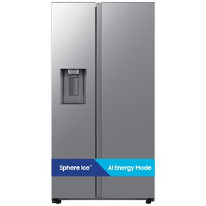 Samsung Bespoke 36 in. 27.4 cu. ft. Smart Side-by-Side Refrigerator with Ice & Water Dispenser - Fingerprint Resistant Stainless Steel, , hires