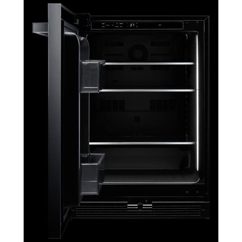 JennAir Noir 24 in. 5.0 cu. ft. Built-In Undercounter Refrigerator - Stainless Steel, , hires