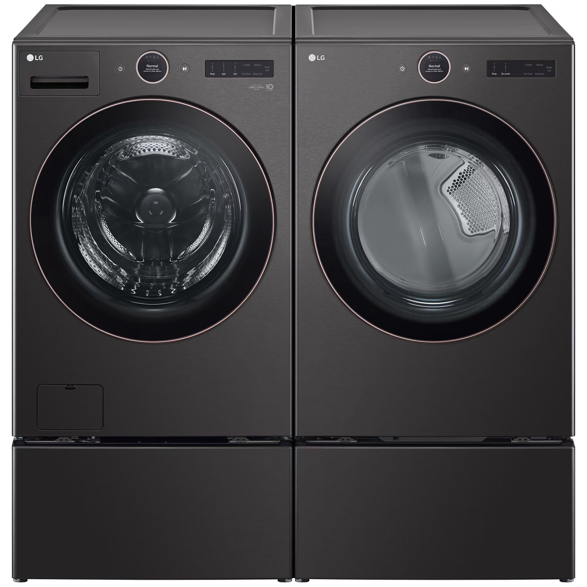 その他 A191410H BFGF WWA Mini Horizontal LG WashTower Stacked SMART Laundry Center 4.5 Cu.Ft. Front