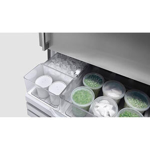 Fisher & Paykel Series 5 32 in. 17.1 cu. ft. Smart Counter Depth Bottom Freezer Refrigerator, Left Hinge with Ice Maker - Stainless Steel, , hires