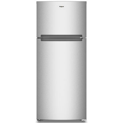 Whirlpool 28 in. 17.6 cu. ft. Garage Ready Top Freezer Refrigerator - Fingerprint Resistant Stainless | WRTX5118TZ