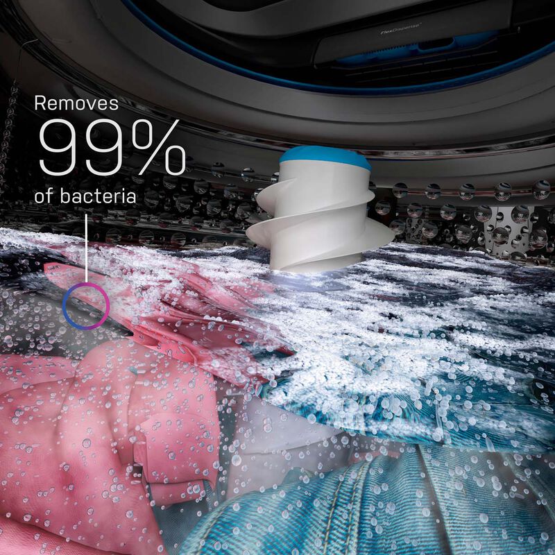 GE Profile 28 in. 5.0 cu. ft. Smart Top Load Washer with Sanitize with Oxi - White, White, hires