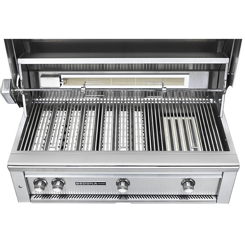 Sedona by Lynx 42 in. 3-Burner Built-In Natural Gas Grill with Rotisserie & Sear Burner - Stainless Steel, , hires