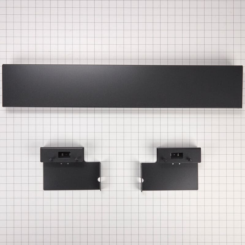 JennAir 36 in. Refrigerator Armoire Style Door Panel Kit - Obsidian Black, , hires