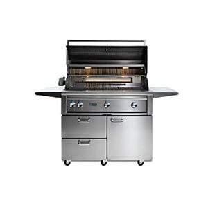 Lynx Professional 42 in. 4-Burner Liquid Propane Gas Grill with Rotisserie & Smoker Box - Stainless Steel, , hires