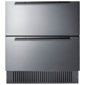 Summit 30 in. 5.4 cu. ft. Outdoor Refrigerator Drawer - Stainless Steel, , hires