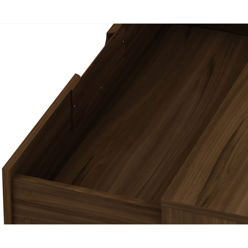 Manhattan Comfort Rockefeller Mid-Century Modern 3-Drawer Dresser - Brown, Brown, hires