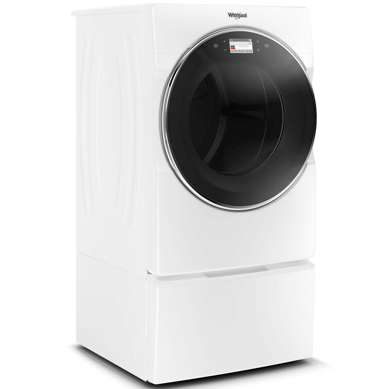 Whirlpool 27 in. 7.4 cu. ft. Electric Dryer with 7 Dryer Programs, 3 Dry Options, Sanitize Cycle, Wrinkle Care & Sensor Dry - White, , hires