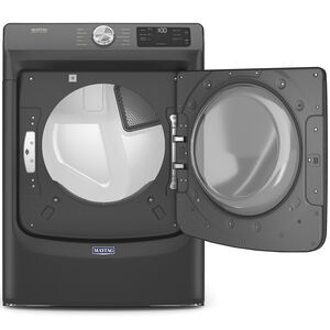 Maytag 27 in. 7.3 cu. ft. Front Loading Gas Dryer with 10 Dryer Programs, 7 Dry Options, Wrinkle Care & Sensor Dry - Volcano Black, , hires