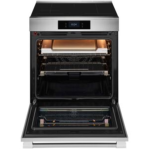 Frigidaire Professional 30 in. 6.2 cu. ft. Smart Air-Fry True European Convection Steam Oven Electric Range with 5 Induction Burners - Stainless Steel, , hires