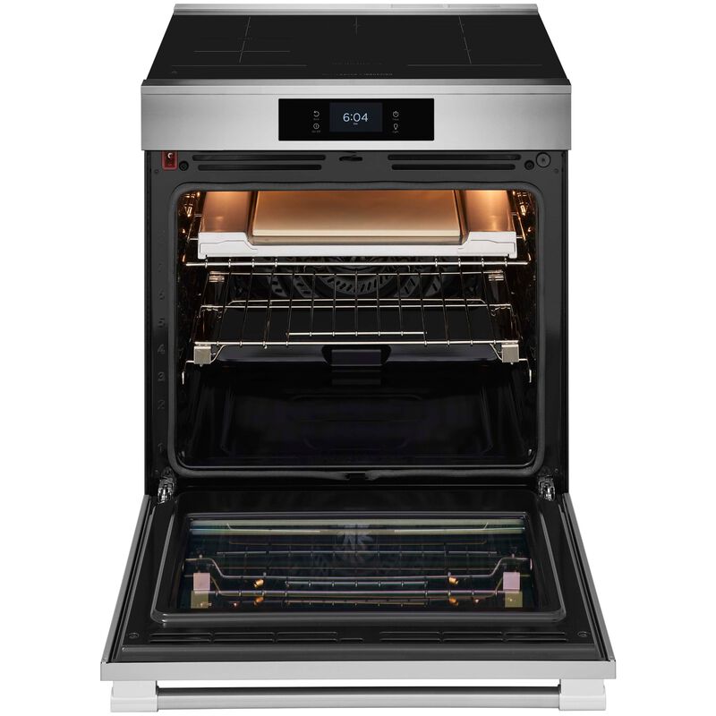 Frigidaire Professional 30 in. 6.2 cu. ft. Smart Air-Fry True European Convection Steam Oven Electric Range with 5 Induction Burners - Stainless Steel, , hires