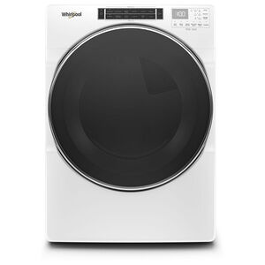 Whirlpool 27 in. 7.4 cu. ft. Stackable Gas Dryer with Sensor Dry, Sanitize & Steam Cycle - White, , hires