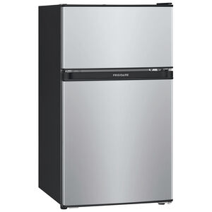 Frigidaire 19 in. 3.1 cu. ft. Mini Fridge with Top Freezer - Silver Mist, , hires