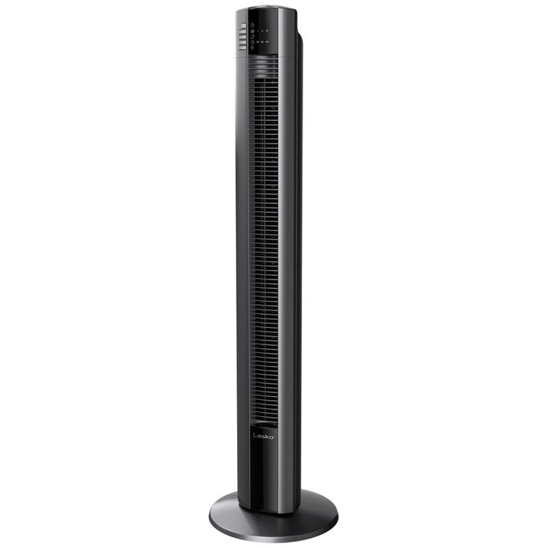 Lasko 48 in. Oscillating Tower Fan with 3 Speed Settings & Remote Control - Black, , hires