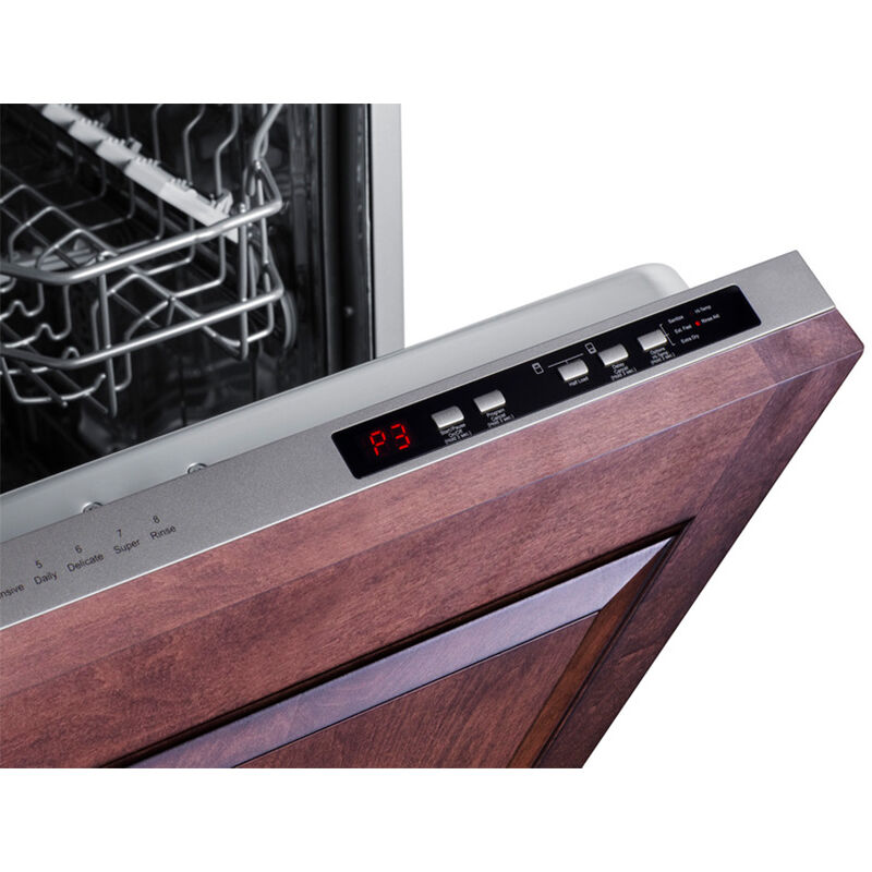 Summit 24 in. Top Control Dishwasher with 47 dBa Sound Level - Custom Panel Ready, , hires