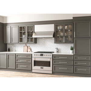 Zephyr Tempest 30 in. Convertible Standard Style Range Hood with 650 CFM, 6 Fan Speeds & 2 LED Lights - Stainless Steel, , hires