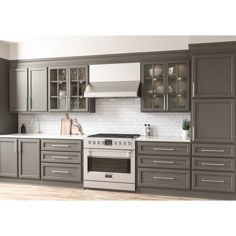 Zephyr Tempest 30 in. Convertible Standard Style Range Hood with 650 CFM, 6 Fan Speeds & 2 LED Lights - Stainless Steel, , hires