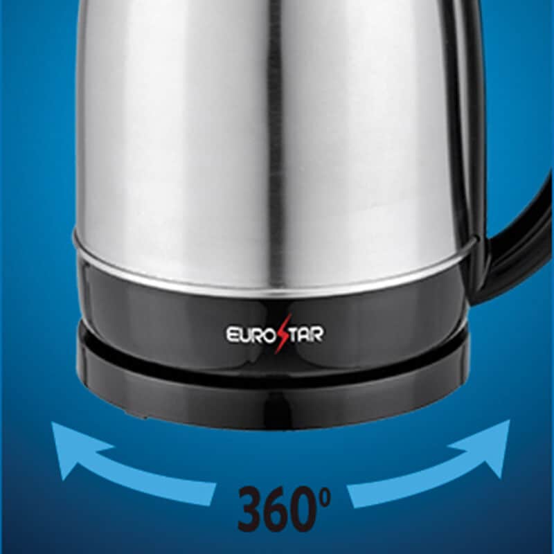 Eurostar 1.7L Electric Kettle - Stainless Steel, , hires