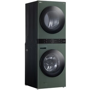LG 27 in. WashTower with 4.5 cu. ft. Washer with 6 Wash Programs & 7.4 cu. ft. Gas Dryer with 6 Dryer Programs, Sensor Dry & Wrinkle Care - Nature Green, Nature Green, hires