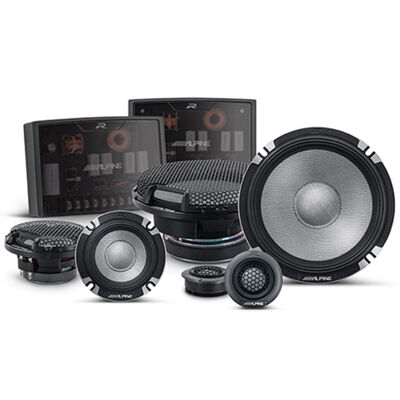 Alpine Next-Generation R-Series Pro 3-Way Component Speaker Set | R2-S653