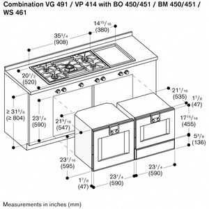 Gaggenau Vario 400 Series 36 in. 5-Burner Natural Gas Cooktop with Simmer Burner & Power Burner - Stainless Steel, , hires