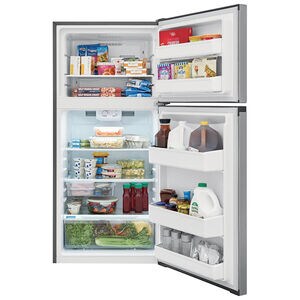 Frigidaire 28 in. 13.9 cu. ft. Counter Depth Top Freezer Refrigerator - Stainless Steel, Stainless Steel, hires