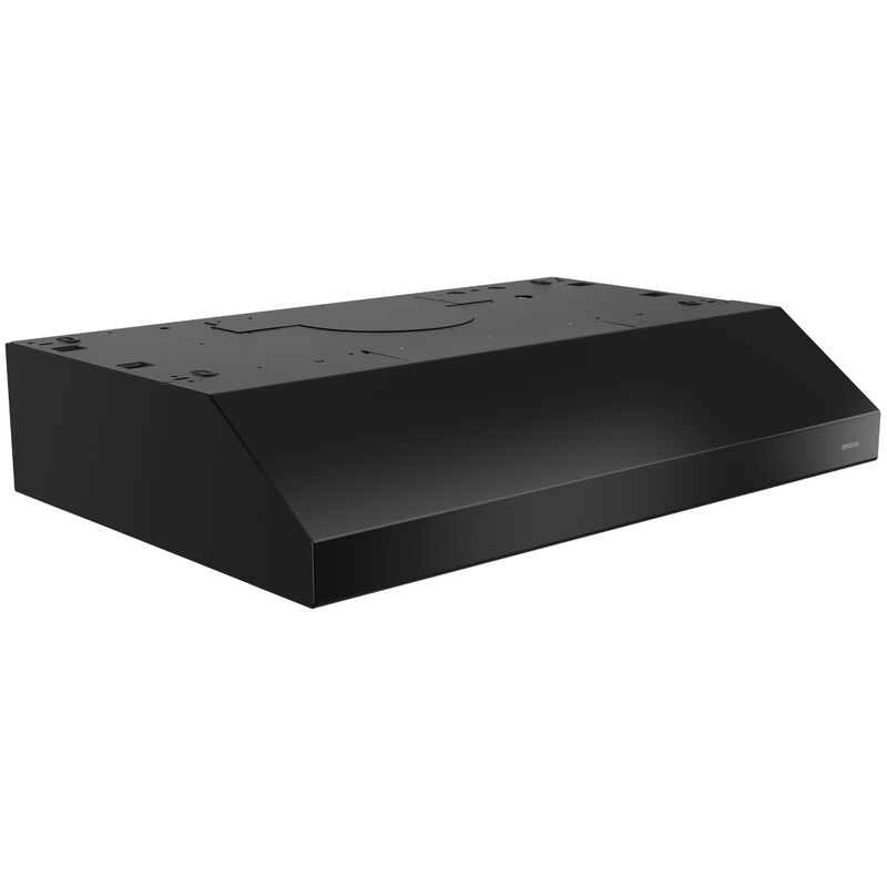 Broan Glacier BCSEK1 Series 30 in. Convertible Standard Style Range Hood with 300 CFM, 2 Fan Speeds & 2 LED Lights - Black, , hires