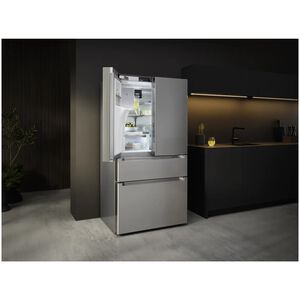Liebherr Prime Series 36 in. 19.1 cu. ft. Smart Counter Depth 4-Door French Door Refrigerator with Ice & Water Dispenser - Stainless Steel, , hires