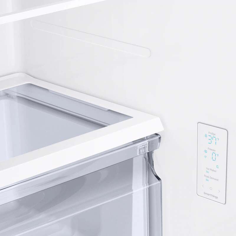 Samsung 33 in. 17.5 cu. ft. Smart Counter Depth French Door Refrigerator with Ice Maker - Fingerprint Resistant Stainless Steel, Fingerprint Resistant Stainless, hires
