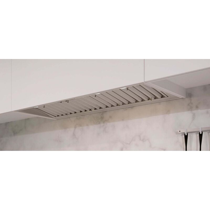 Wolf 52 in. Standard Style Range Hood, Ducted Venting & 3 Halogen Lights - Stainless Steel, , hires
